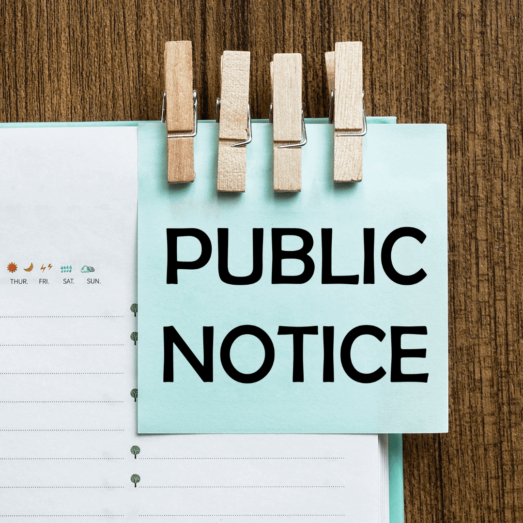 Community Day Public Notice - News Image